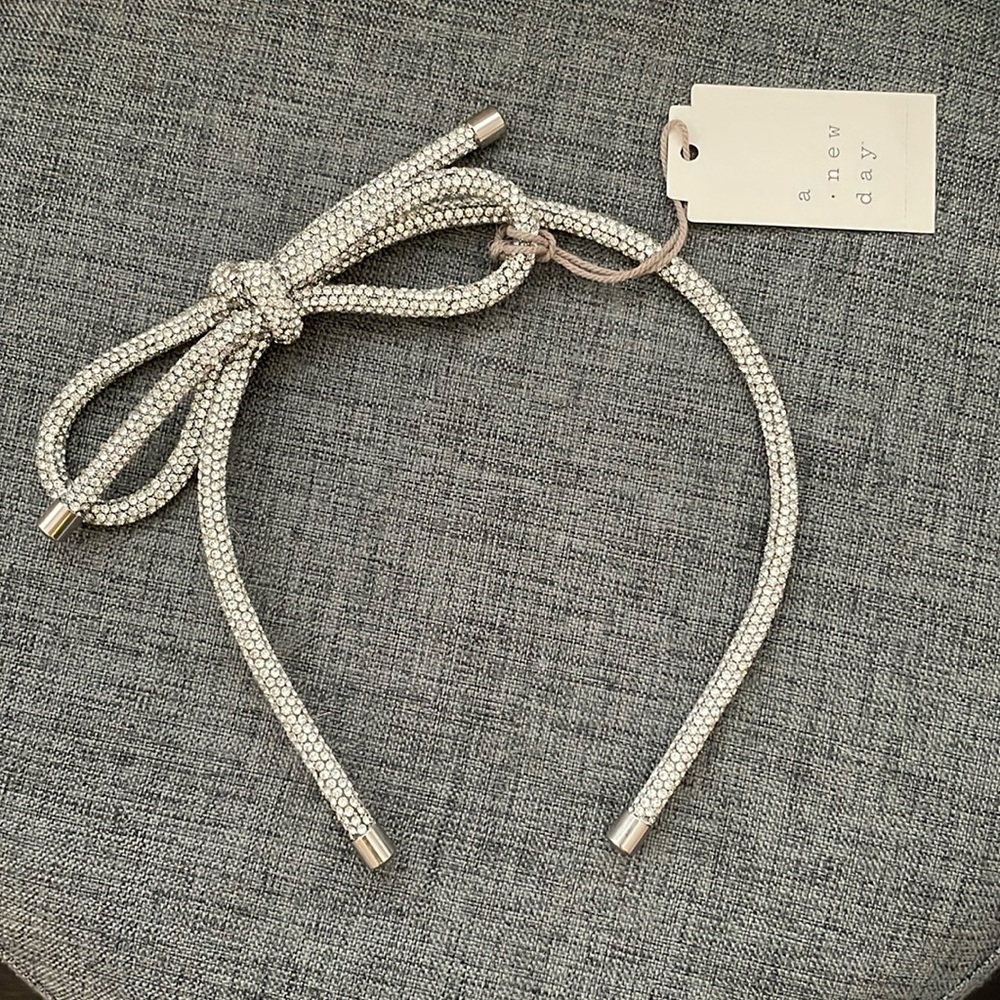 A New Day Sparkly Bow Headband